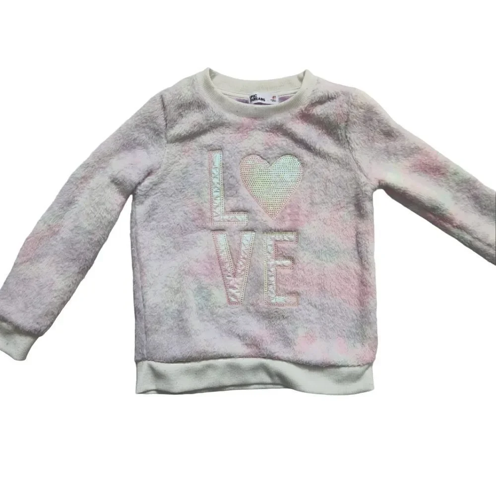 Epic THREADS Faux Fur Sweatshirt-Size 4T